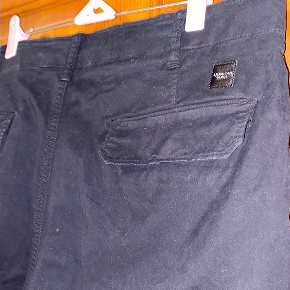 Mens American Eagle Outfitters Navy Cargo Casual Cotton Blend Size 33/32 - Picture 6 of 10